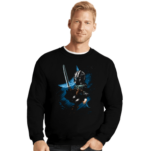 Daily_Deal_Shirts Crewneck Sweater, Unisex / Small / Black Galactic Clan