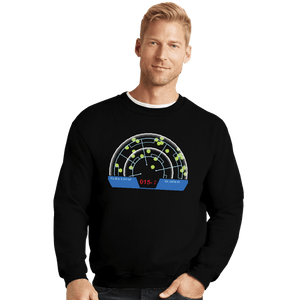 Daily_Deal_Shirts Crewneck Sweater, Unisex / Small / Black Motion Sensor