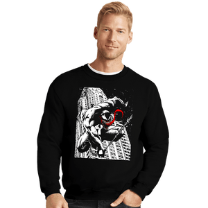 Daily_Deal_Shirts Crewneck Sweater, Unisex / Small / Black New York Venom
