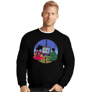 Shirts Crewneck Sweater, Unisex / Small / Black Rivals DBZ x YYH x SF