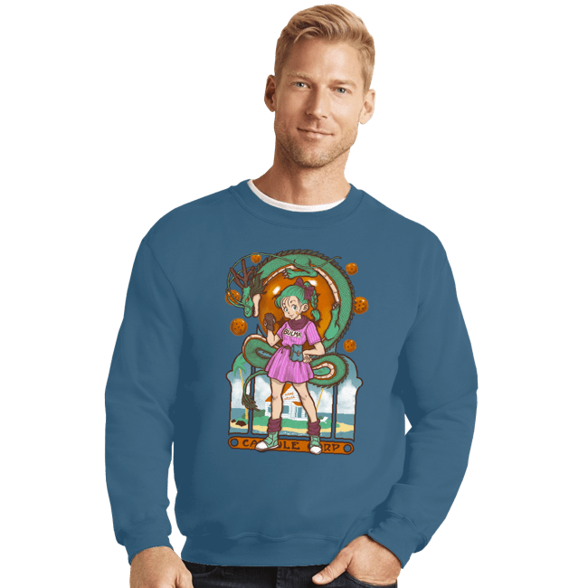 Shirts Crewneck Sweater, Unisex / Small / Indigo Blue Capsule Nouveau