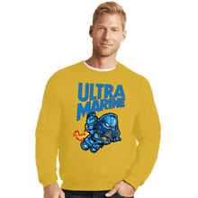 Load image into Gallery viewer, Secret_Shirts Crewneck Sweater, Unisex / Small / Gold Ultra-Bro
