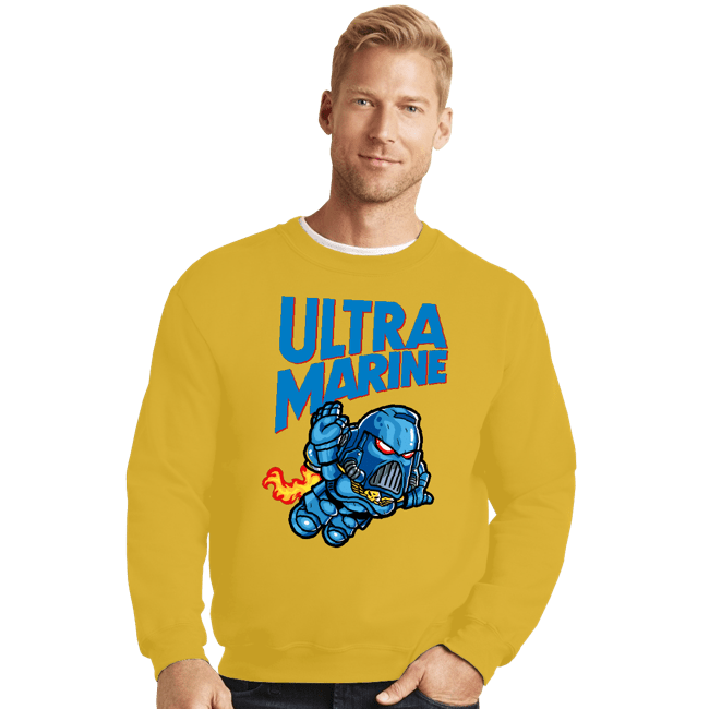 Secret_Shirts Crewneck Sweater, Unisex / Small / Gold Ultra-Bro