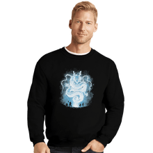Load image into Gallery viewer, Shirts Crewneck Sweater, Unisex / Small / Black The Legend Of Dragon
