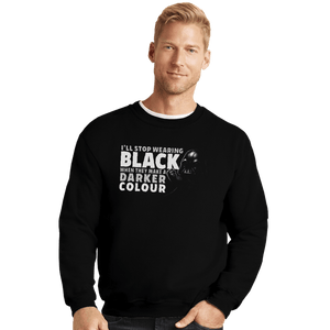 Secret_Shirts Crewneck Sweater, Unisex / Small / Black Black Tees