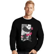 Load image into Gallery viewer, Shirts Crewneck Sweater, Unisex / Small / Black Grade Two Sorcerer Panda
