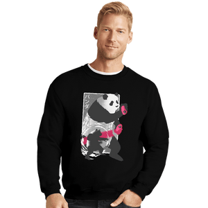 Shirts Crewneck Sweater, Unisex / Small / Black Grade Two Sorcerer Panda