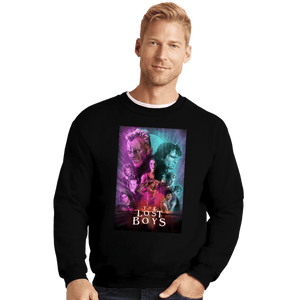 Daily_Deal_Shirts Crewneck Sweater, Unisex / Small / Black The Lost Boys