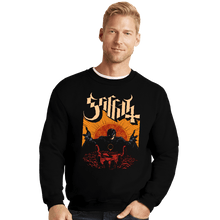 Load image into Gallery viewer, Secret_Shirts Crewneck Sweater, Unisex / Small / Black Femto Infestissumam Sale
