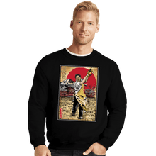 Load image into Gallery viewer, Daily_Deal_Shirts Crewneck Sweater, Unisex / Small / Black Leatherface In Japan
