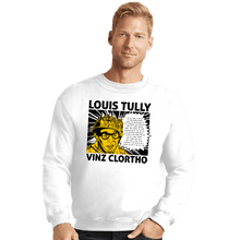 Load image into Gallery viewer, Secret_Shirts Crewneck Sweater, Unisex / Small / White Louis Tully
