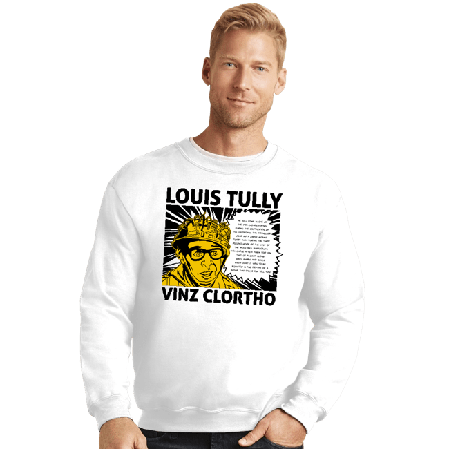 Secret_Shirts Crewneck Sweater, Unisex / Small / White Louis Tully