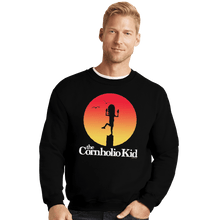 Load image into Gallery viewer, Shirts Crewneck Sweater, Unisex / Small / Black The Cornholio Kid
