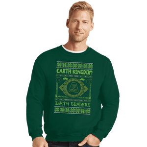 Shirts Crewneck Sweater, Unisex / Small / Forest Earth Kingdom Ugly Sweater