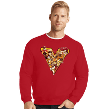 Load image into Gallery viewer, Shirts Crewneck Sweater, Unisex / Small / Red Rise Up
