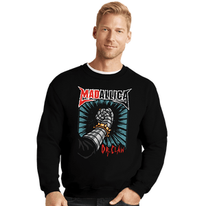Secret_Shirts Crewneck Sweater, Unisex / Small / Black Madallica