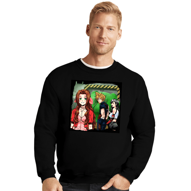 Shirts Crewneck Sweater, Unisex / Small / Black Greener Grass