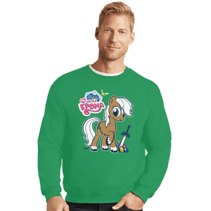 Shirts Crewneck Sweater, Unisex / Small / Irish Green My Little Epona