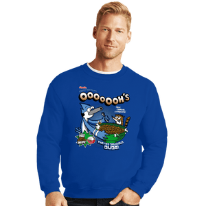 Shirts Crewneck Sweater, Unisex / Small / Royal Blue Regular Cereal