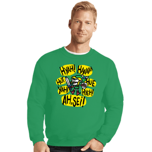 Secret_Shirts Crewneck Sweater, Unisex / Small / Irish Green Screaming Link