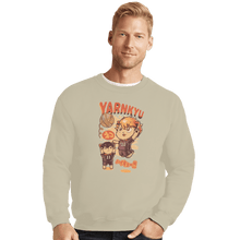 Load image into Gallery viewer, Shirts Crewneck Sweater, Unisex / Small / Sand Yarnkyu
