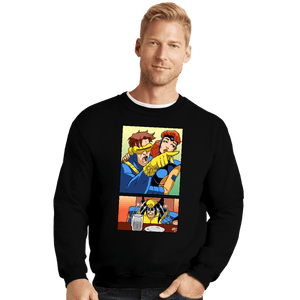 Secret_Shirts Crewneck Sweater, Unisex / Small / Black Mutant Yelling!
