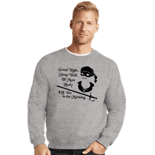 Load image into Gallery viewer, Shirts Crewneck Sweater, Unisex / Small / Sports Grey Good Night
