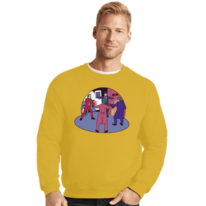 Secret_Shirts Crewneck Sweater, Unisex / Small / Gold A Poker Of Jokers