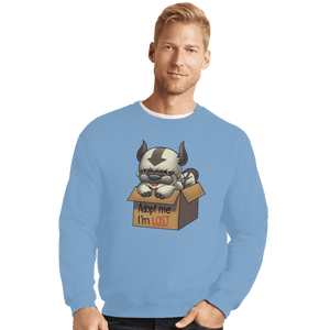 Secret_Shirts Crewneck Sweater, Unisex / Small / Powder Blue Adopt Appa