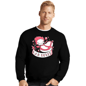 Daily_Deal_Shirts Crewneck Sweater, Unisex / Small / Black Ham Lover!