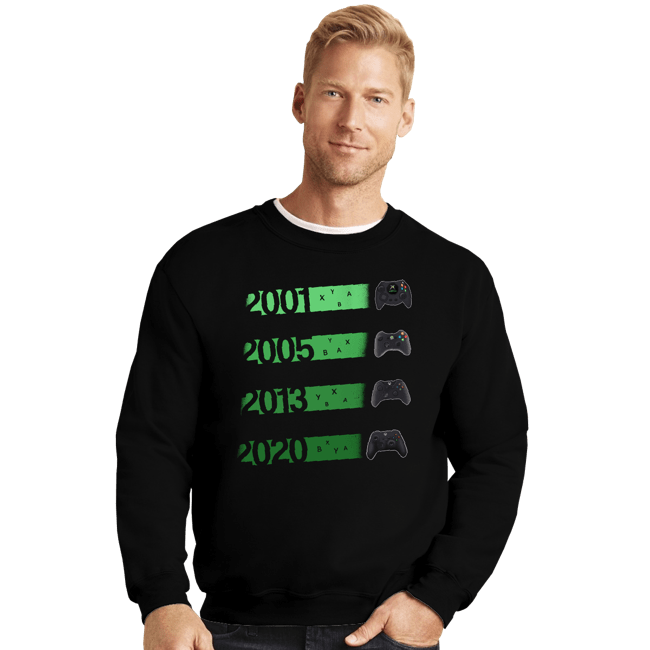 Shirts Crewneck Sweater, Unisex / Small / Black 2001 Controller