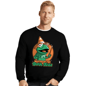 Daily_Deal_Shirts Crewneck Sweater, Unisex / Small / Black Master Of The Dork Arts