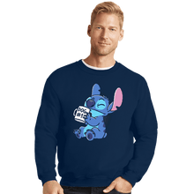 Load image into Gallery viewer, Daily_Deal_Shirts Crewneck Sweater, Unisex / Small / Navy Dog #1
