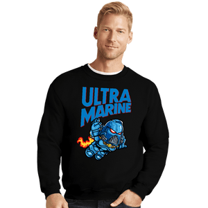 Shirts Crewneck Sweater, Unisex / Small / Black Ultrabro v2