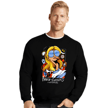 Load image into Gallery viewer, Secret_Shirts Crewneck Sweater, Unisex / Small / Black Loathing In Wonderland
