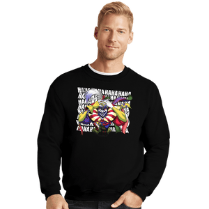 Shirts Crewneck Sweater, Unisex / Small / Black Kefka