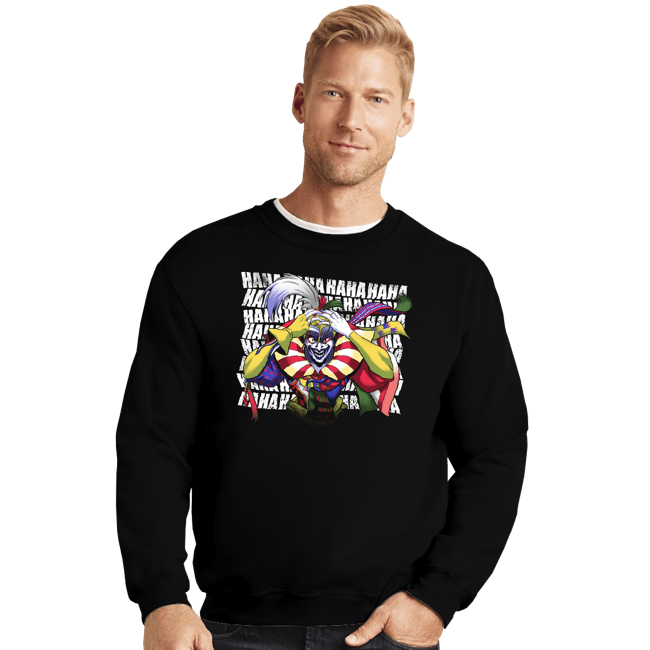 Shirts Crewneck Sweater, Unisex / Small / Black Kefka