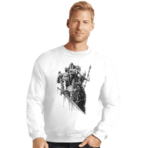 Shirts Crewneck Sweater, Unisex / Small / White Lords Of Cinder Lords Of Ash