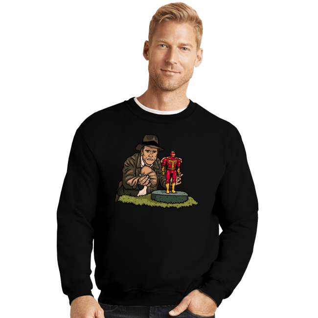 Daily_Deal_Shirts Crewneck Sweater, Unisex / Small / Black Valuable Doll