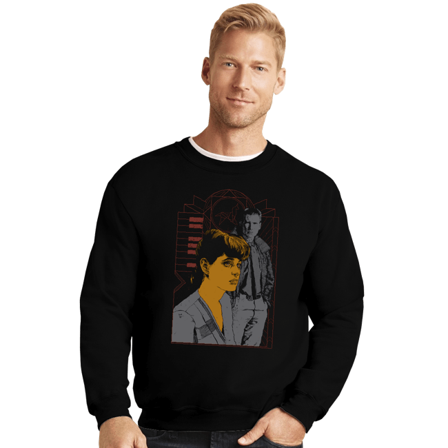 Shirts Crewneck Sweater, Unisex / Small / Black Noir Lovers