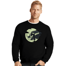 Load image into Gallery viewer, Shirts Crewneck Sweater, Unisex / Small / Black Midnight Nekobus
