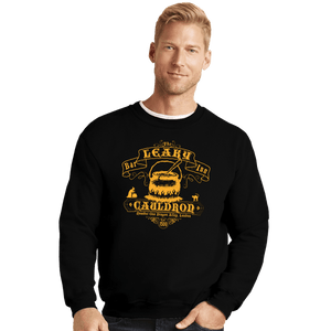 Shirts Crewneck Sweater, Unisex / Small / Black Leaky Cauldron