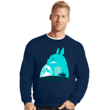 Load image into Gallery viewer, Shirts Crewneck Sweater, Unisex / Small / Navy Silhouettes

