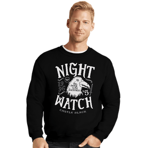 Shirts Crewneck Sweater, Unisex / Small / Black Watchers Of The Wall