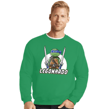 Load image into Gallery viewer, Daily_Deal_Shirts Crewneck Sweater, Unisex / Small / Irish Green Legonardo
