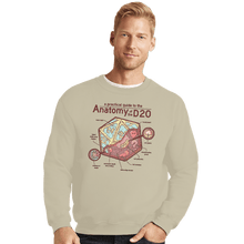 Load image into Gallery viewer, Secret_Shirts Crewneck Sweater, Unisex / Small / Sand D20 Anatomy
