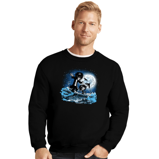 Daily_Deal_Shirts Crewneck Sweater, Unisex / Small / Black Dream And Death