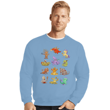 Load image into Gallery viewer, Shirts Crewneck Sweater, Unisex / Small / Powder Blue Diapers &amp; Dragons
