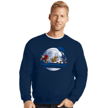 Load image into Gallery viewer, Secret_Shirts Crewneck Sweater, Unisex / Small / Navy Fast Matata!
