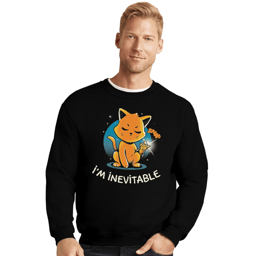 Shirts Crewneck Sweater, Unisex / Small / Black I'm Inevitable